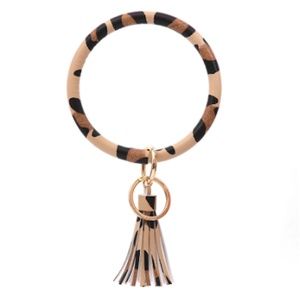 Leopard Wristlet Keychain